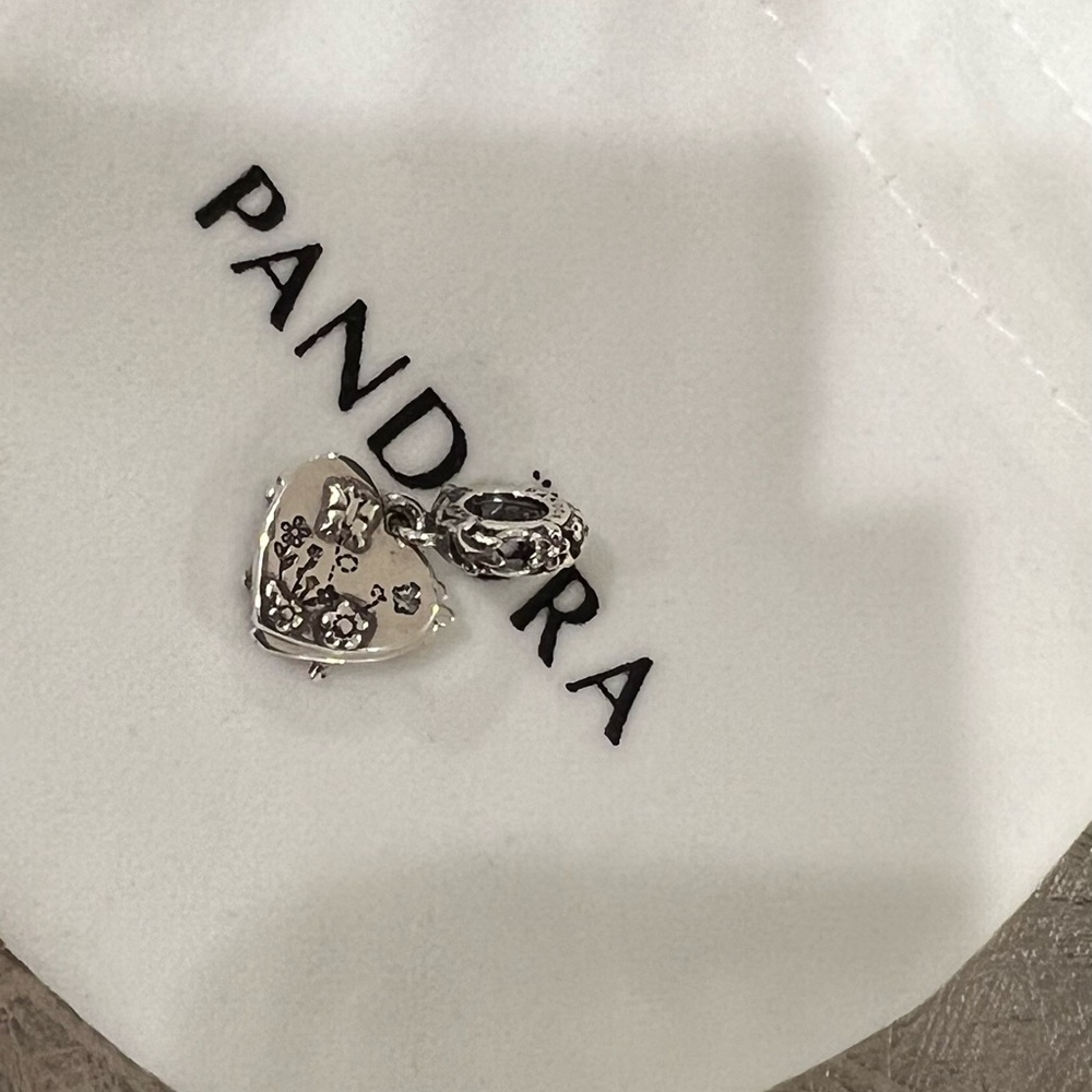 🆕 Pandora Disney Winnie the Pooh & Piglet Double Dangle Charm - Picture 9 of 10